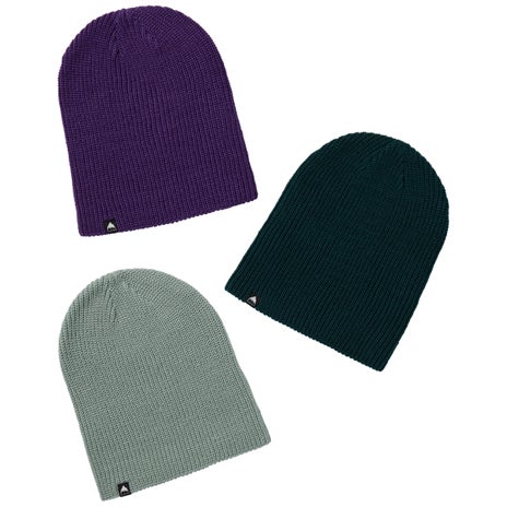 Burton Recycled DND Beanie 3 Pack in Deep Emerald/Petrol Green/Imperial