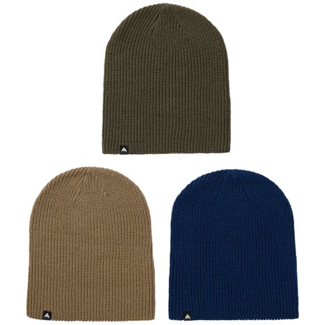 Burton Recycled DND Beanie 3 Pack in Nightfall/Summit Taupe/Forest Moss