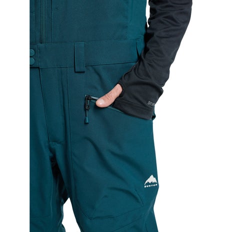 Burton Reserve Bib Pant in Deep Emerald