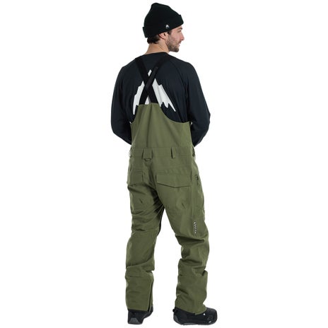 Burton Reserve Bib Pant in Forest Moss