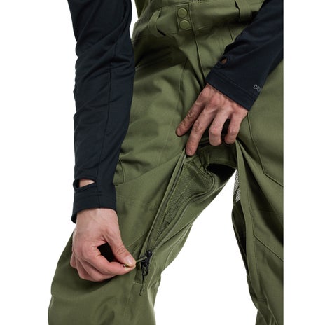 Burton Reserve Bib Pant in Forest Moss