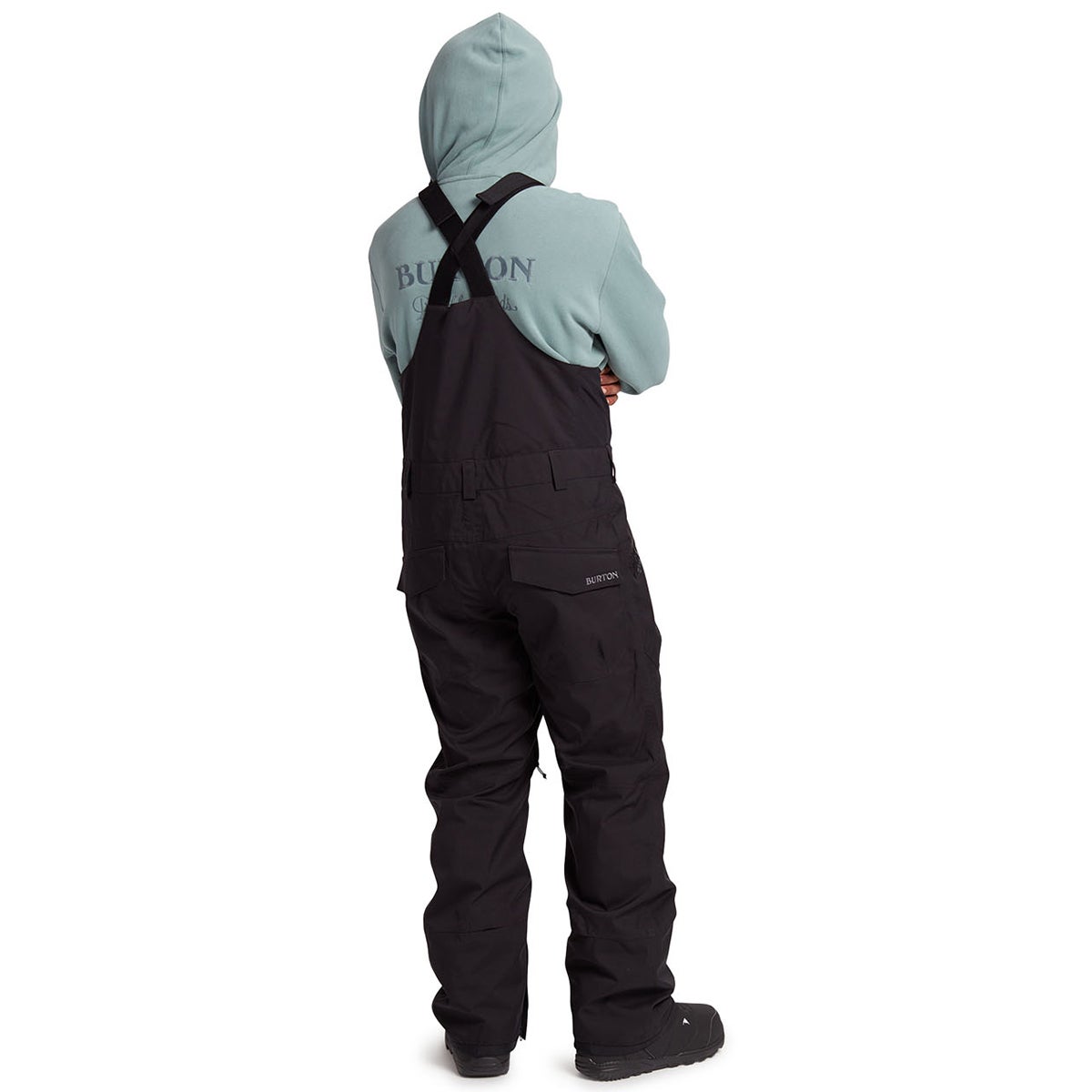 Burton Reserve Tall Bib Pant in True Black | Boardertown AU