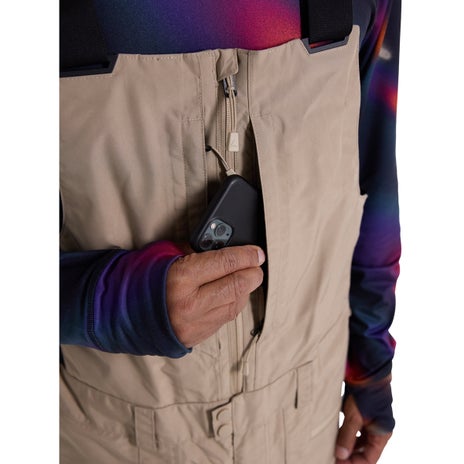 Burton Reserve Gore-Tex 2L Bib Pants in Summit Taupe