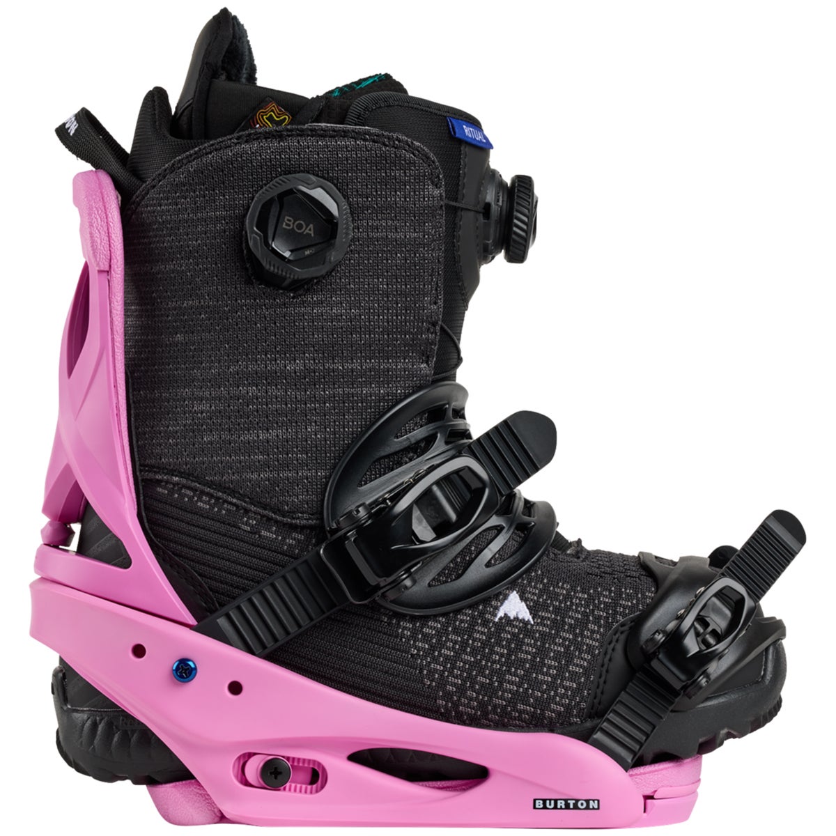 Burton Scribe Re:Flex Women's Snowboard Bindings in Fuchsia Pink