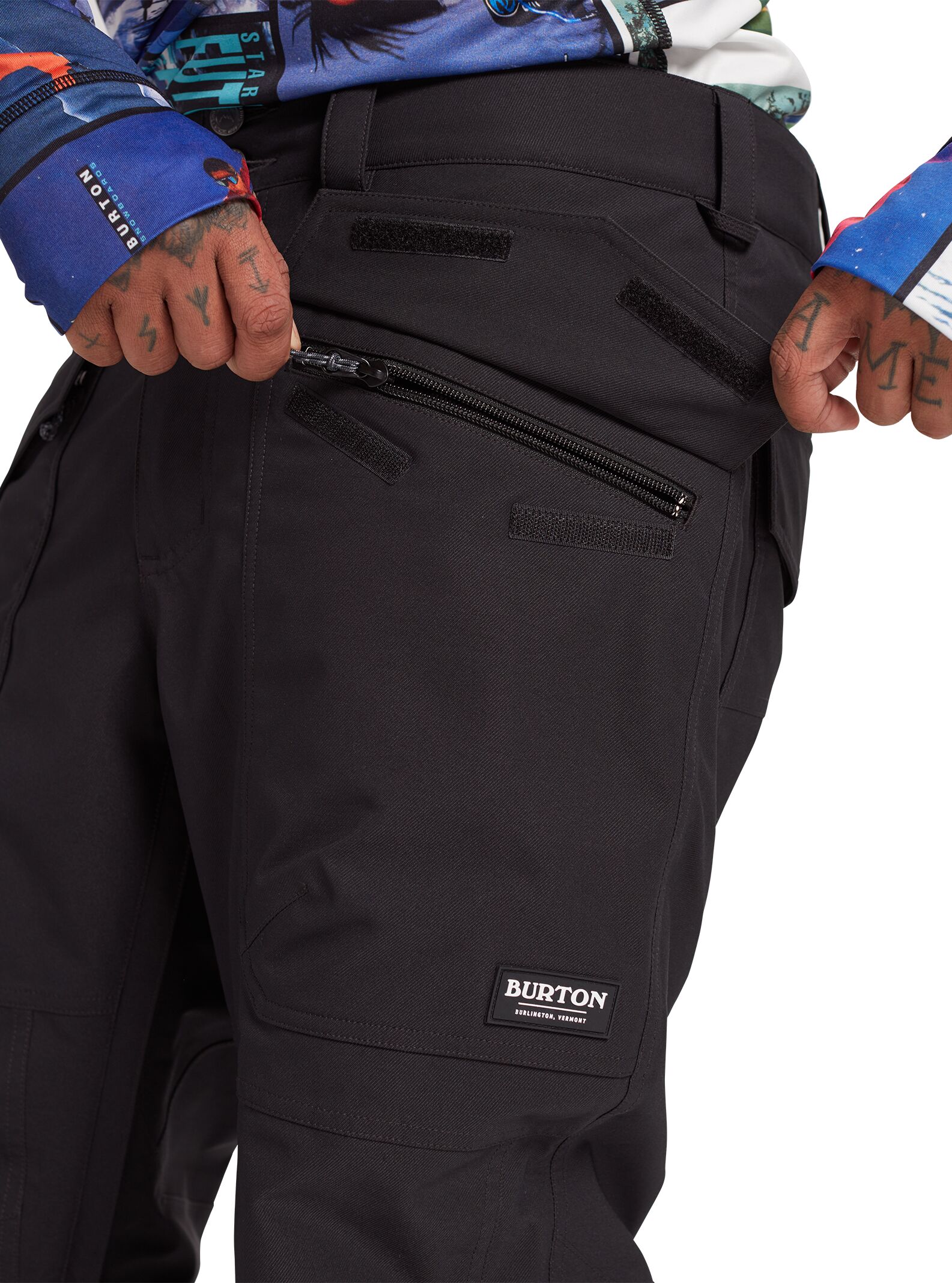 Burton Southside Slim Fit Pant in True Black | Boardertown