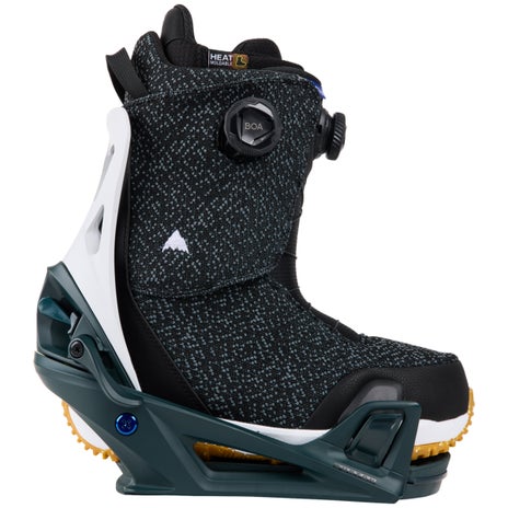 Burton Step On Re:Flex Snowboard Bindings in Deep Emerald/White