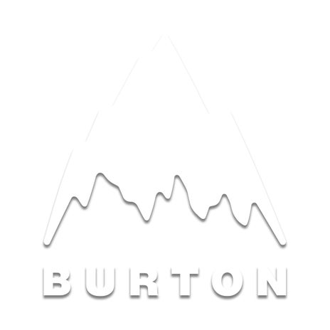 Burton Vinyl Die-Cut Sticker in White