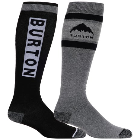 Burton Weekend Midweight Sock 2-Pack in True Black