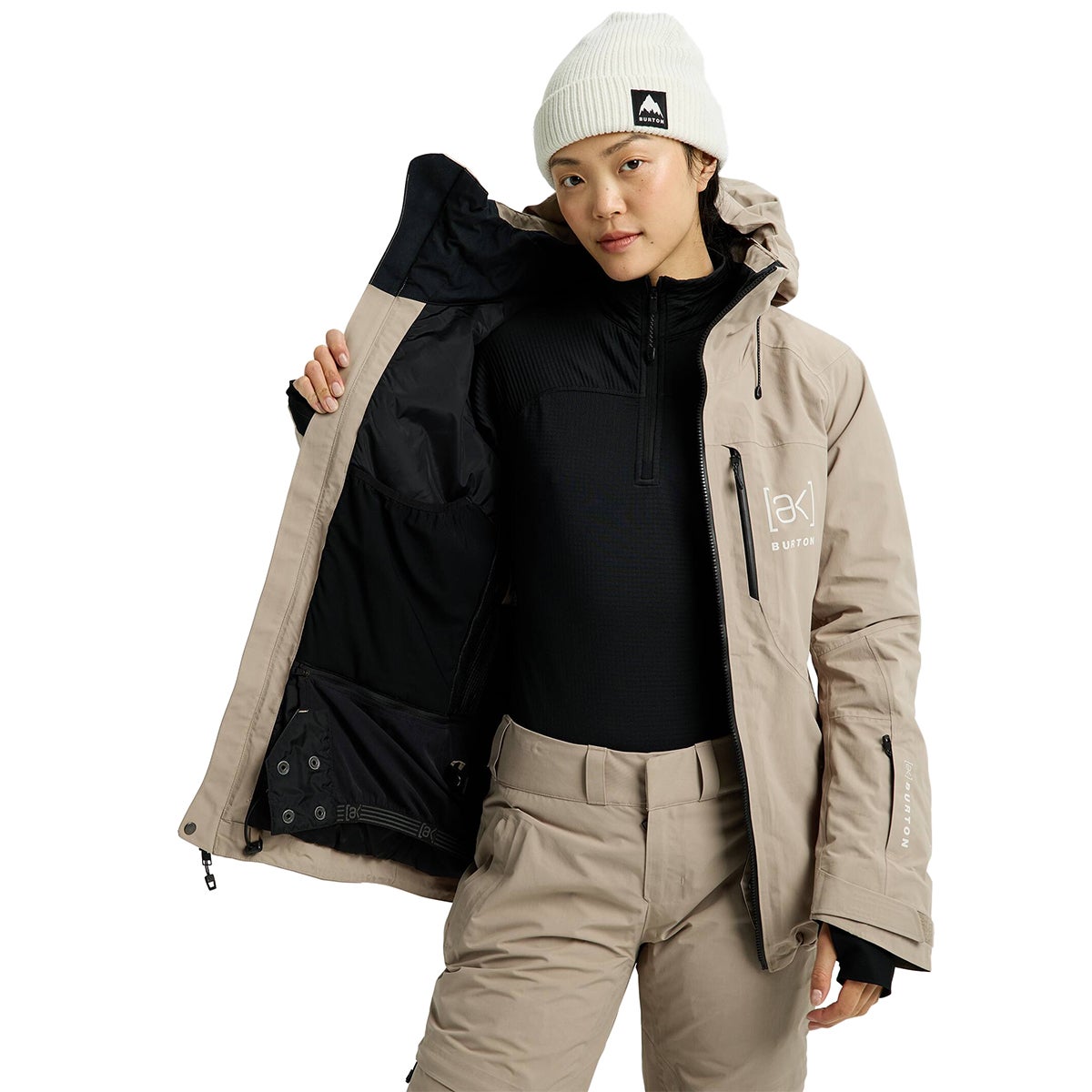 Burton Women's [ak] Embark GORE-TEX 2L Jacket in Summit Taupe