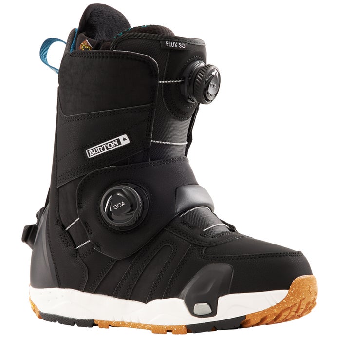 Burton Women's Felix Step On Wide Snowboard Boot in Black