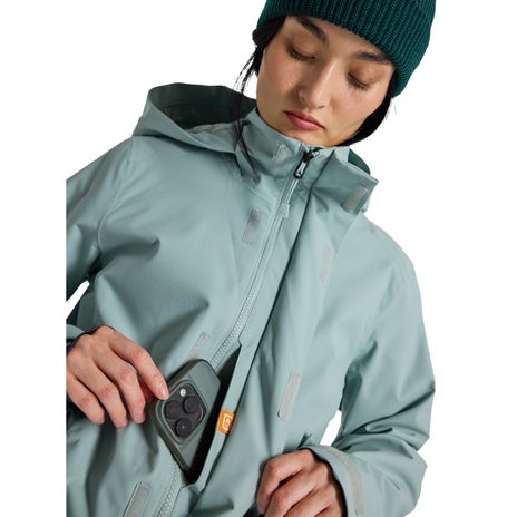 Burton Women's Jet Ridge Jacket in Petrol Green