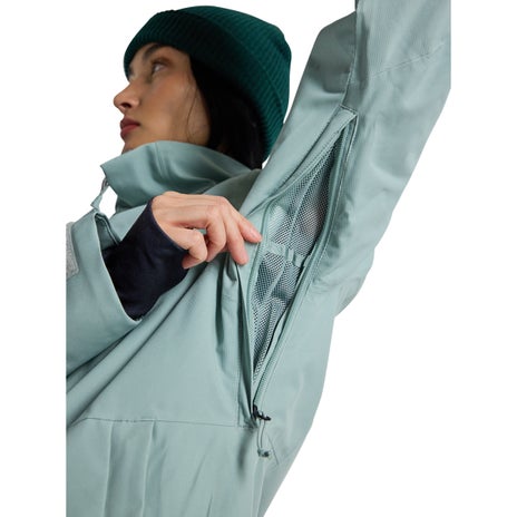 Burton Women's Jet Ridge Jacket in Petrol Green