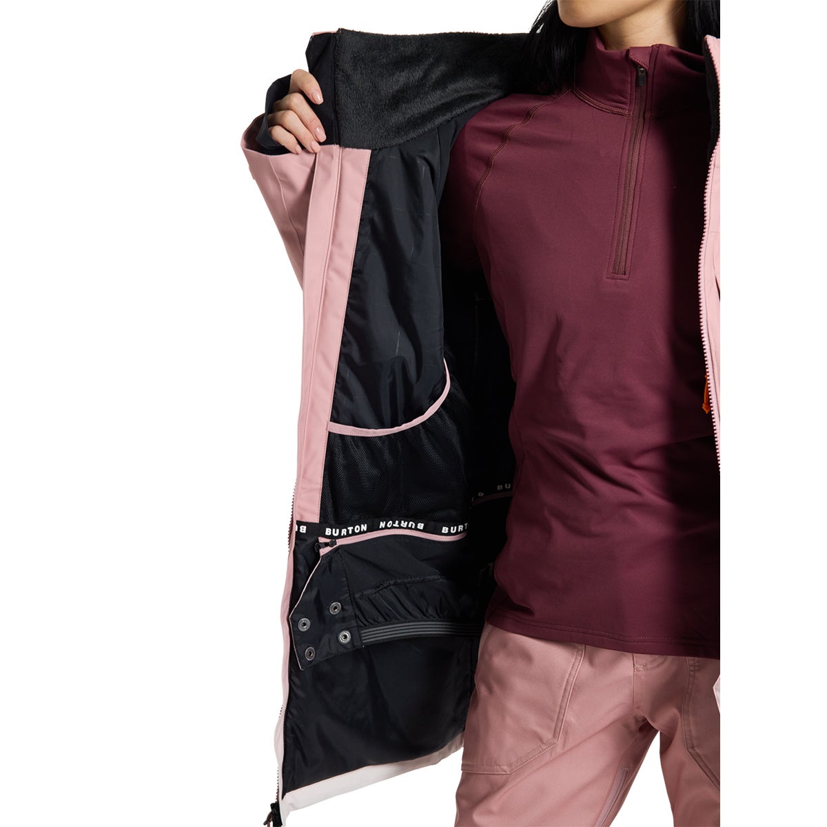 Burton Women's Prowess 2.0 2L Jacket in Blush Pink Ombre