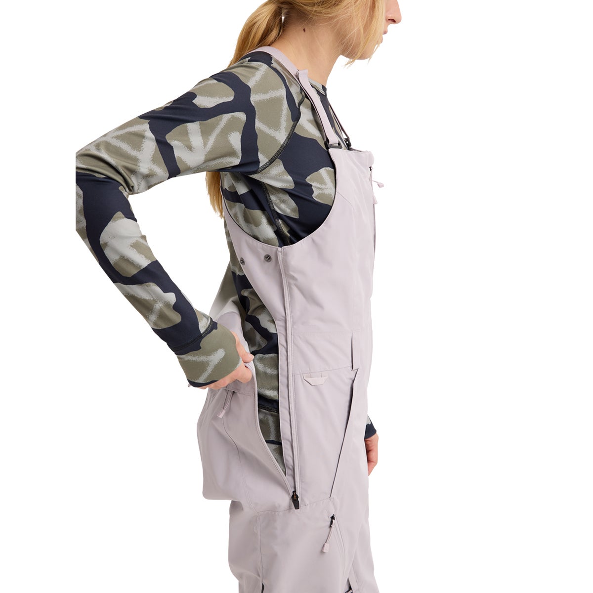 Burton Women's Reserve 2L Bib Pants in Washed Lavendar | Boardertown