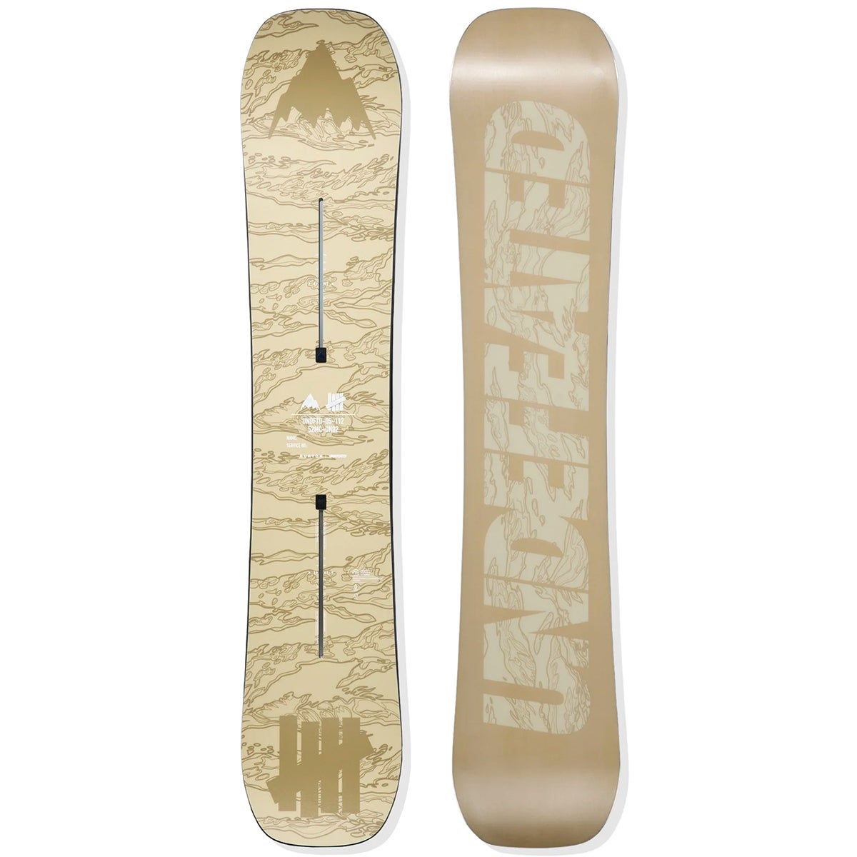 Burton X Undefeated Good Company Snowboard in Light Khaki