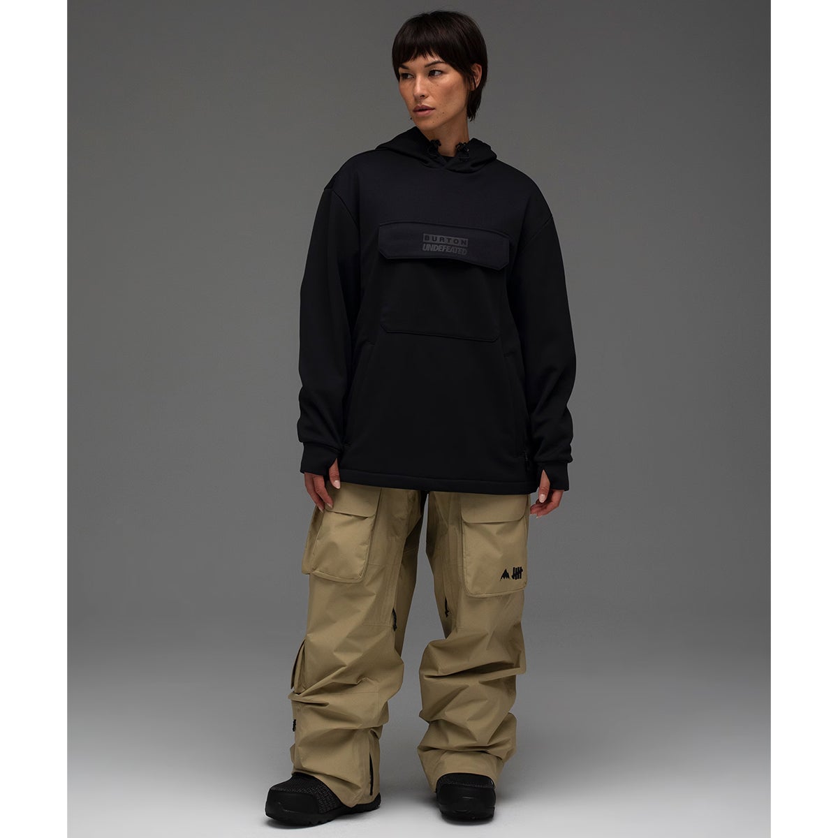 Burton X Undefeated Performance Hood in Black | Boardertown