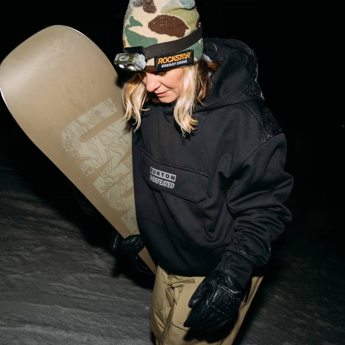 Burton X Undefeated Performance Hood in Black | Boardertown