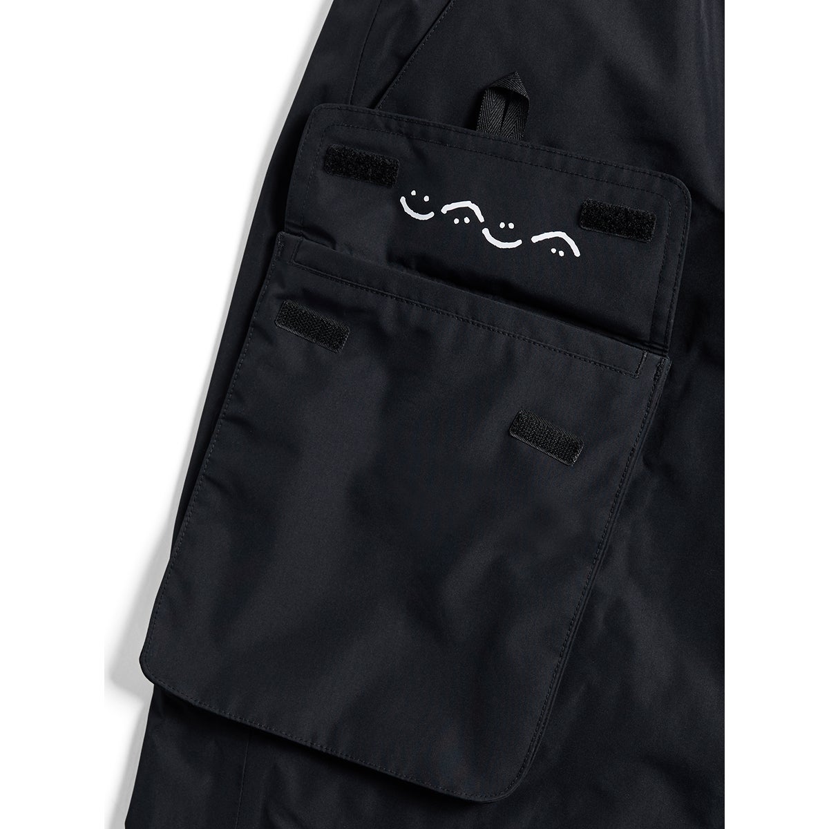 Burton x Zeb Powell 2L Baggy Cargo Pant in True Black | Boardertown