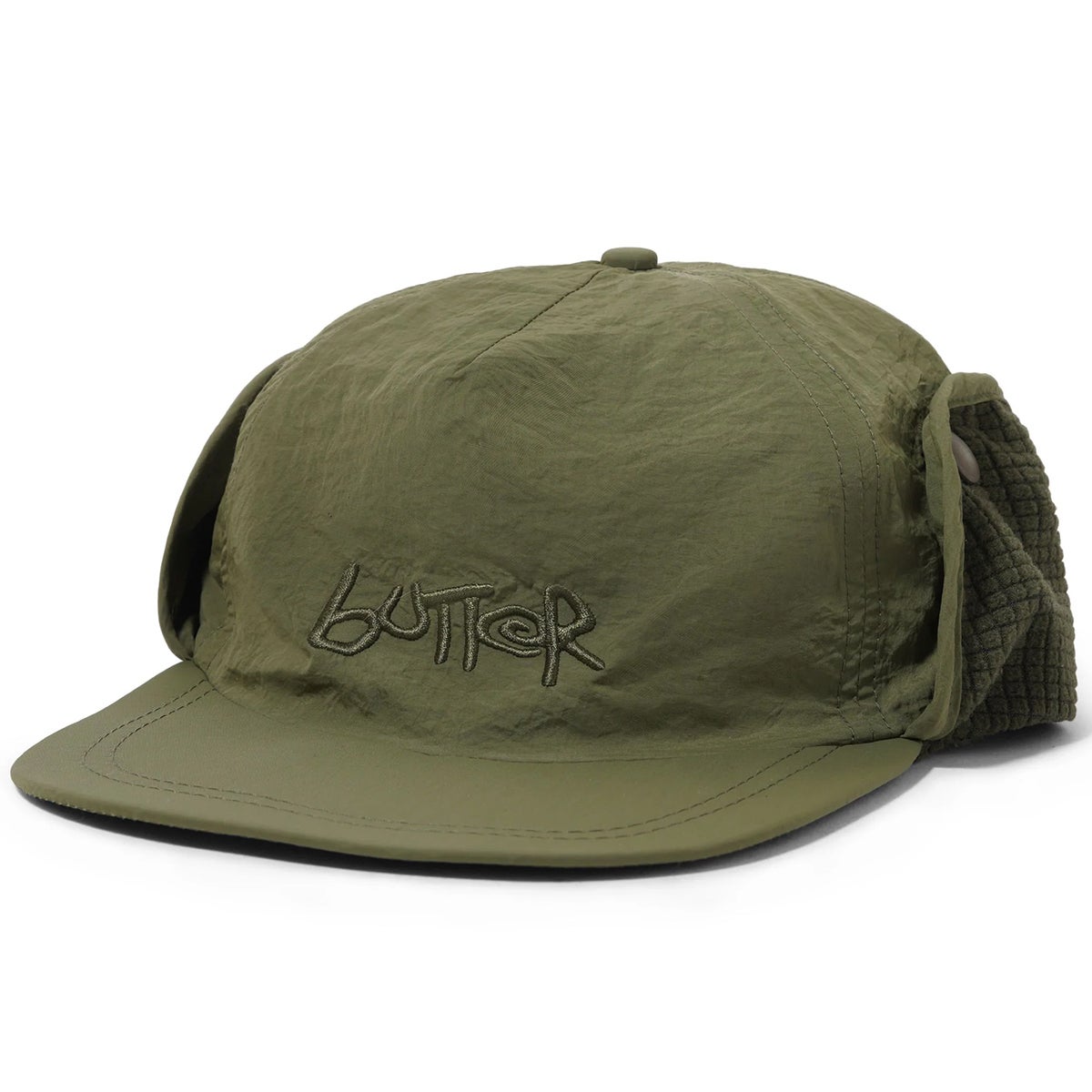 Butter Goods Abseil Earflap Cap in ARMY | Boardertown
