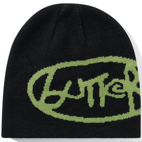 Butter Goods Abseil Skully Beanie in Black