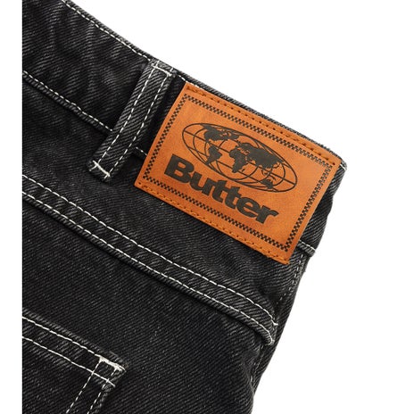 Butter Goods Ace Denim Jeans in Distressed Black