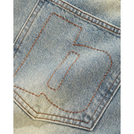 Butter Goods Ace Denim Jeans in Distressed Light Blue