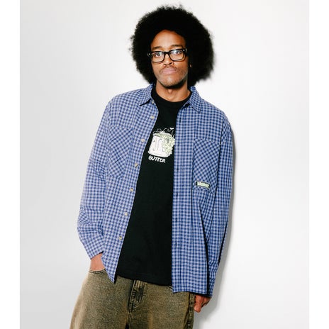 Butter Goods Ace Shirt in Navy