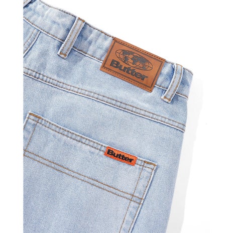 Butter Goods Baggy Denim Jeans in Light Blue