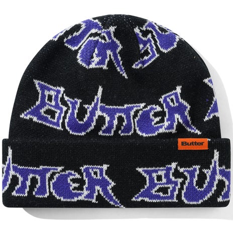 Butter Goods Encounter Beanie in Black