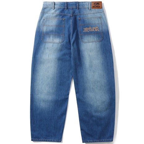 Butter Goods Encounter Denim Jeans in Washed Slub Blue