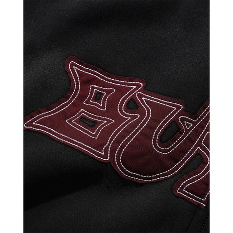 Butter Goods Encounter Zip-Thru Hood in Washed Black