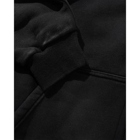Butter Goods Encounter Zip-Thru Hood in Washed Black