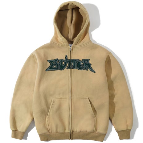 Butter Goods Encounter Zip-Thru Hood in Washed Tan
