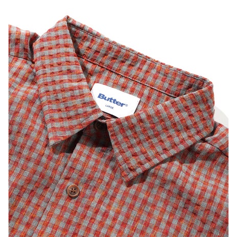 Butter Goods Equipment S/S Shirt in Cherry
