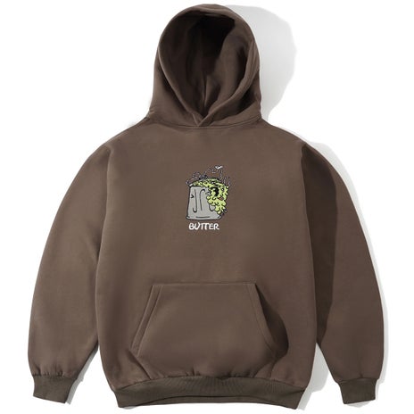 Butter Goods Garbage Pullover Hood in Washed Brown