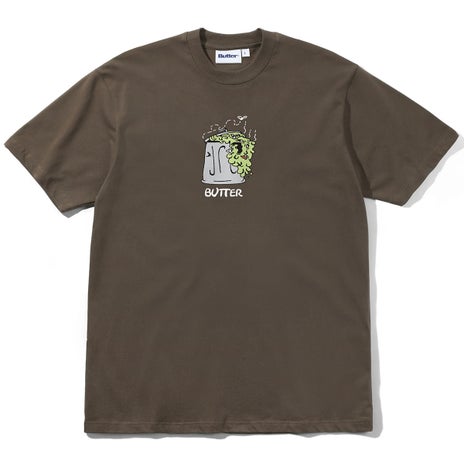 Butter Goods Garbage Tee in Brown