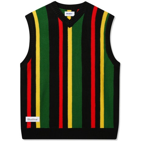 Butter Goods Kingston Knit Vest in Black
