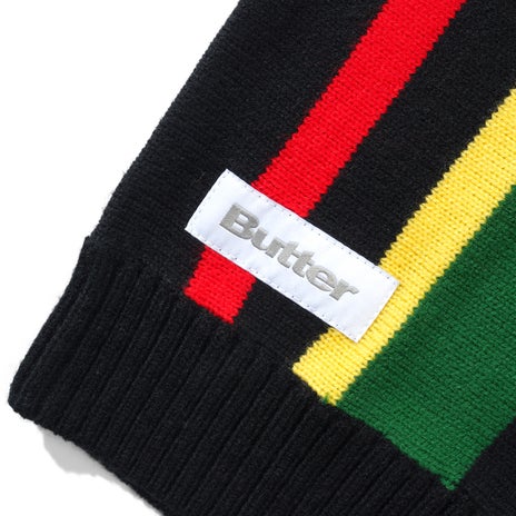 Butter Goods Kingston Knit Vest in Black