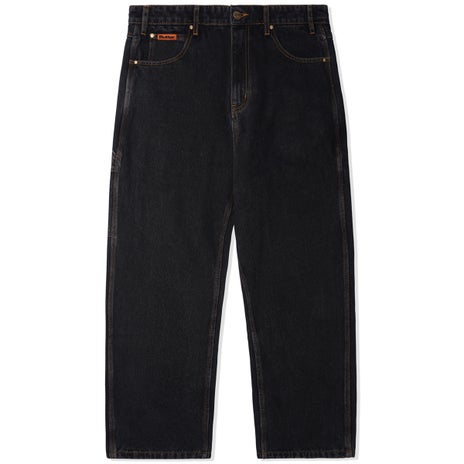 Butter Goods Relaxed Denim Jeans in Washed Black