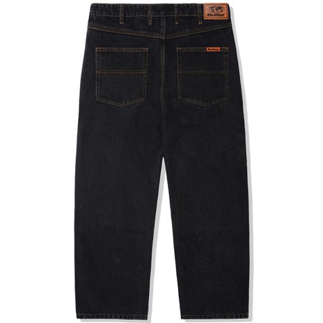 Butter Goods Relaxed Denim Jeans in Washed Black