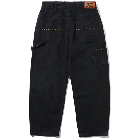 Butter Goods Rivet Denim Jeans in Washed Black