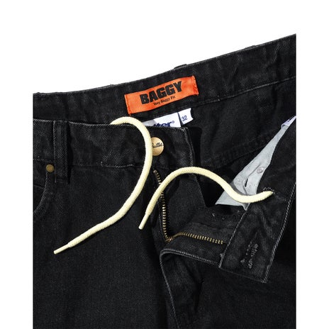 Butter Goods Rivet Denim Jeans in Washed Black