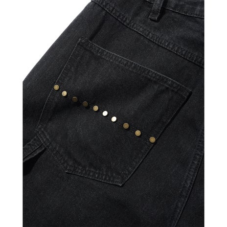 Butter Goods Rivet Denim Jeans in Washed Black