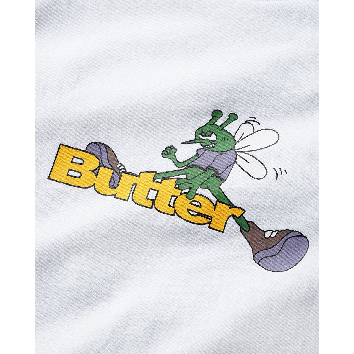 Butter Goods Skeeter Logo Tee in White | Boardertown