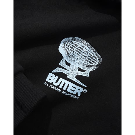 Butter Goods Terrain Pullover Hood in Black