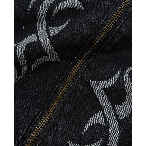 Butter Goods Tribal Denim Jacket in Black