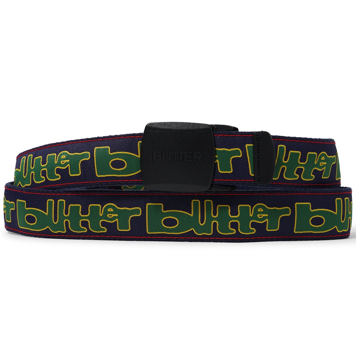 Butter Goods Warped Woven Belt in Navy | Boardertown