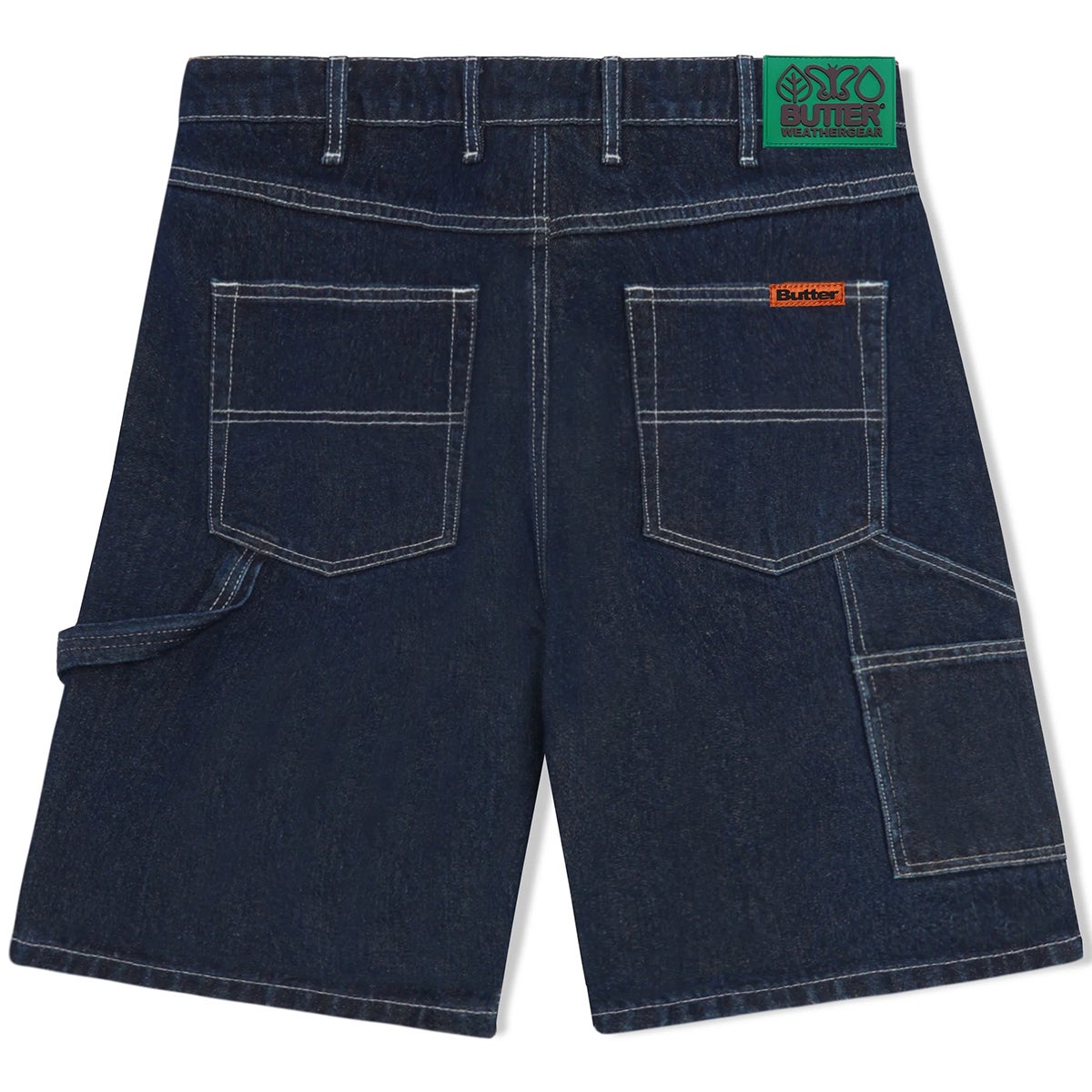 Butter Goods Weathergear Heavy Weight Denim Shorts in Dark