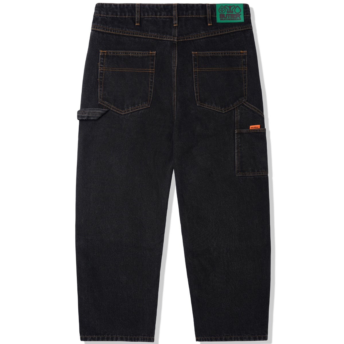 Butter Goods Weathergear Heavyweight Denim Pants in Black Boardertown