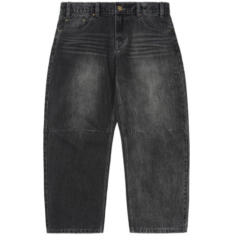 Butter Goods Wide Cut Denim Jeans in Washed Black